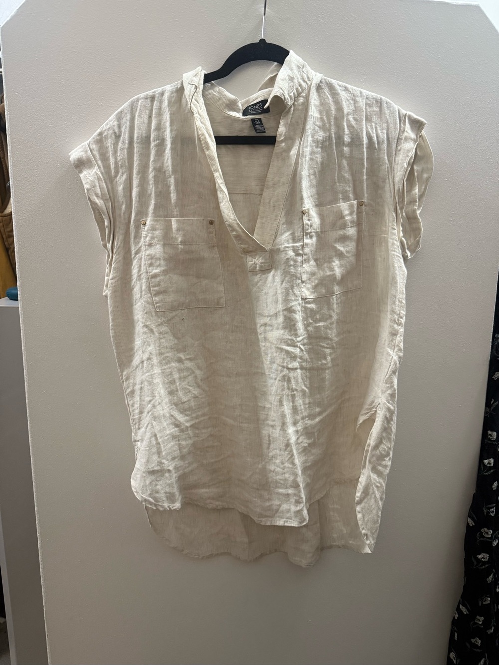 Size large linen blouse….